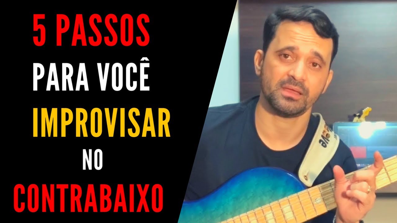 5 PASSOS Para você Improvisar no Contrabaixo
