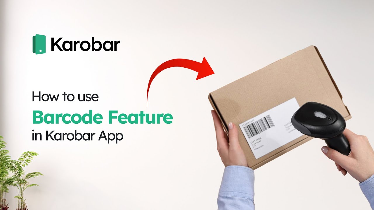 How to Use Barcode Feature in Karobar | Karobar App Web Version Tutorial