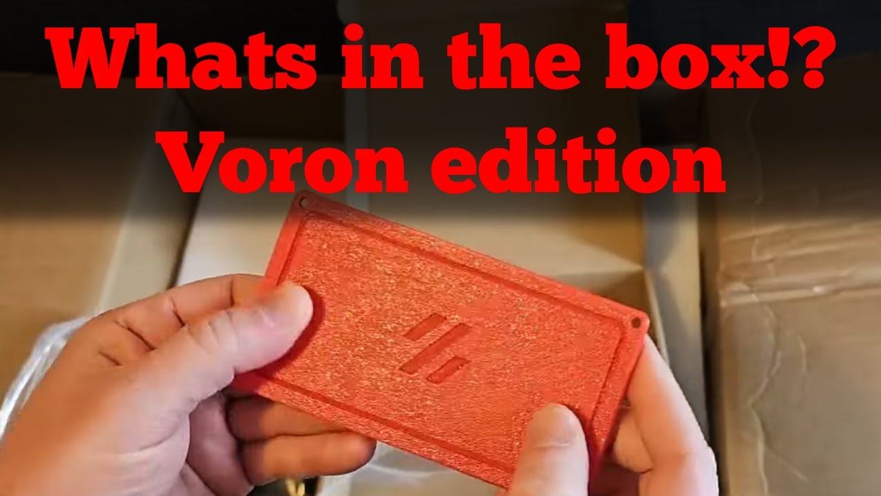 Voron 2.4 SIBOOR kit Unboxing
