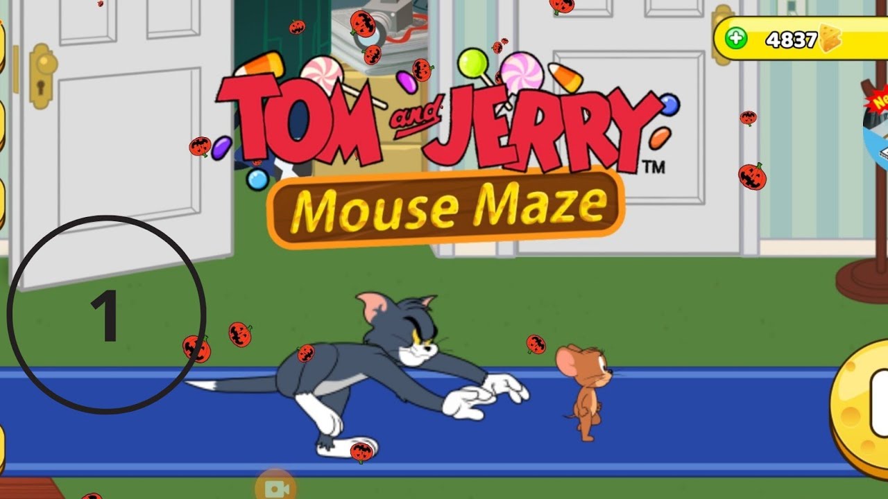 TOM AND JERRY MOUSE MAZE Android IOS PART 1