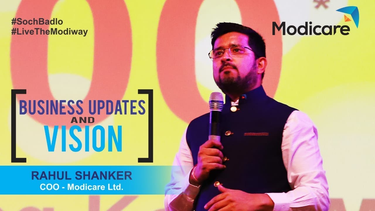 Mr. Rahul Shanker, COO - Modicare sharing the journey and business updates of the company