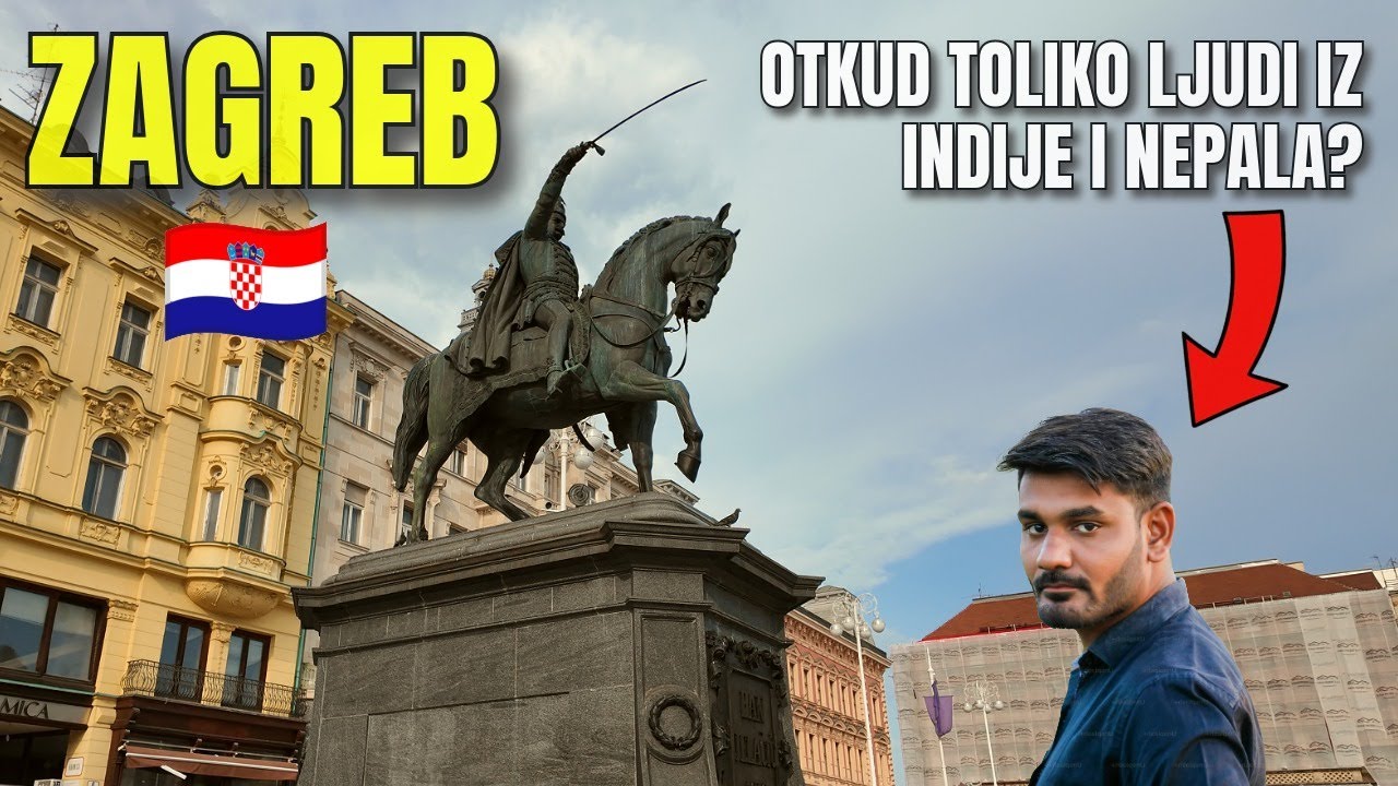 Zagreb - najezda Indijaca i Nepalaca