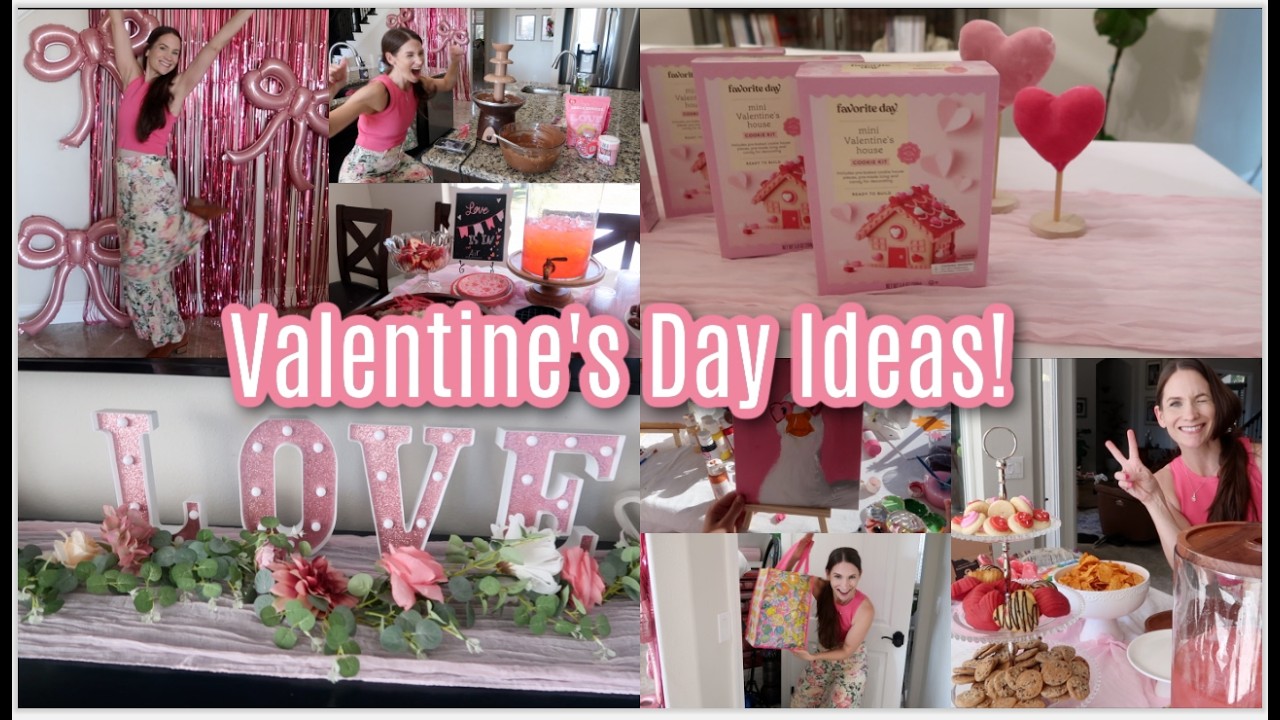 💕Hosting a Valentine’s Day Party! Treats, Decor, Chocolate Fountain, New Stuff Making Memories