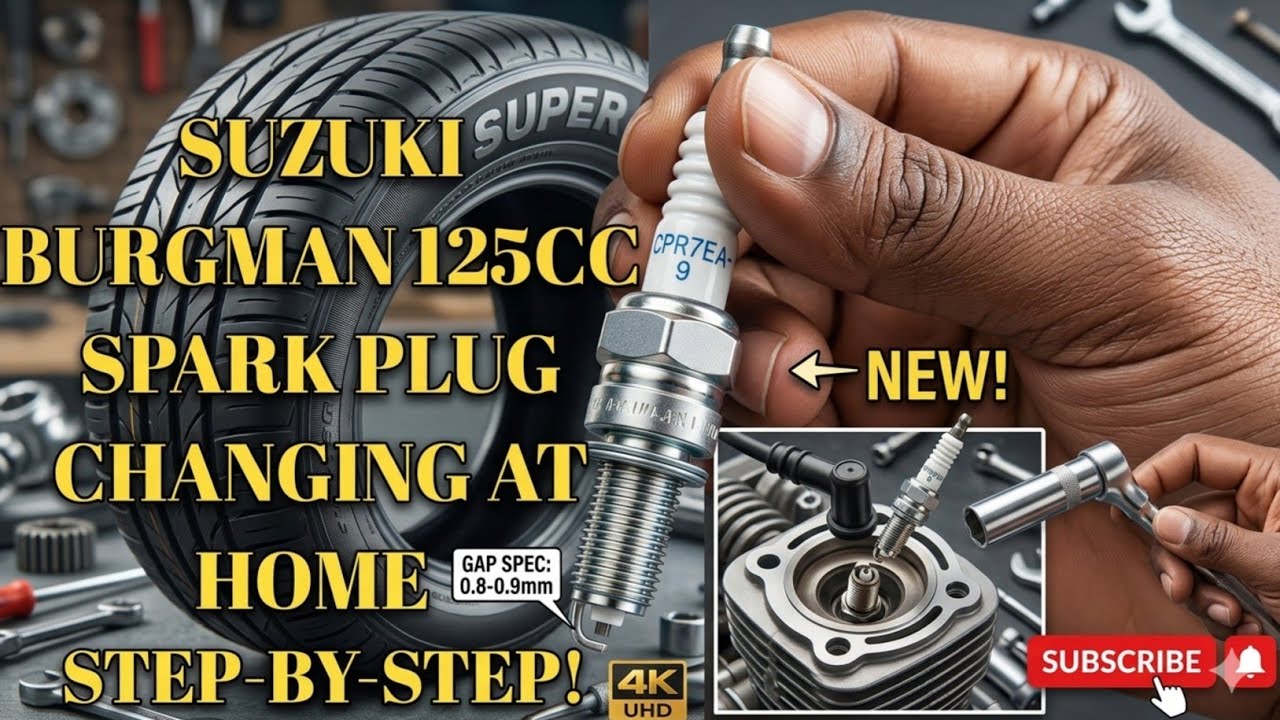 Suzuki Burgman Sparkplug Changing At Home ll sparkplug ll suzuki ll DIY
