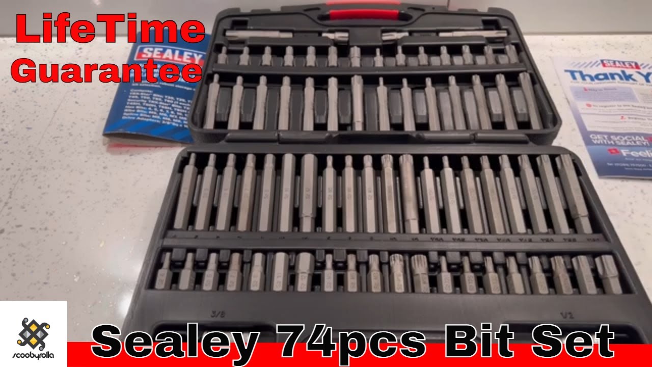Sealey AK21974P 74pc Bit Set AK21974P