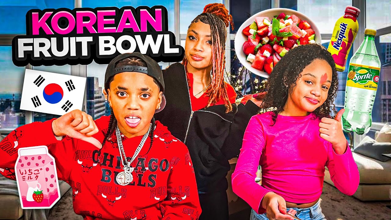 TRYING VIRAL TIKTOK KOREAN FRUIT BOWL (HWACHAE)😋😩