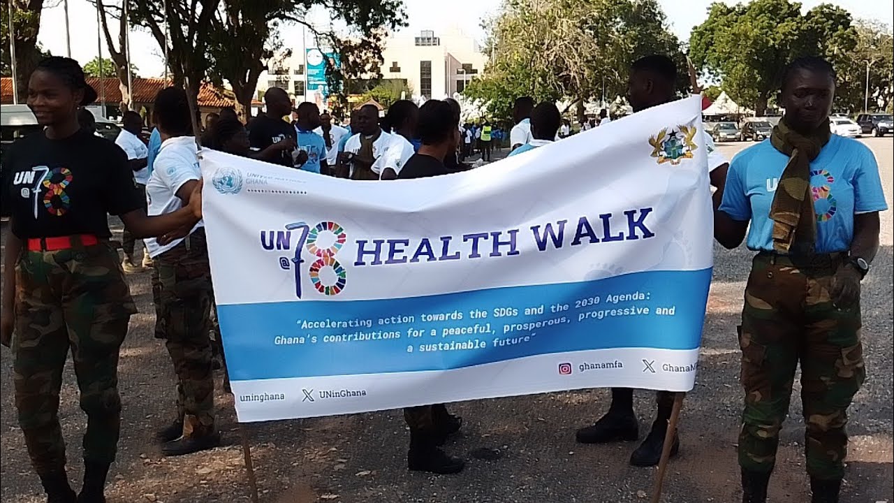 UN @78th Health Walk..Galent Security Officers and UNFPA Display Great Skills at....