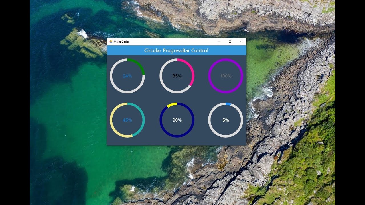 Custom Circular ProgressBar Control - (vb.net)  | MalluCoder