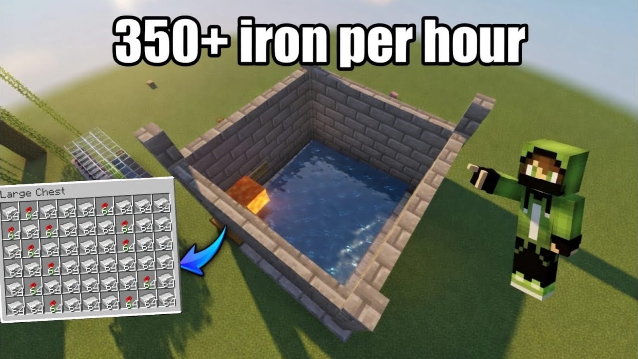 How to make iron farm easily 