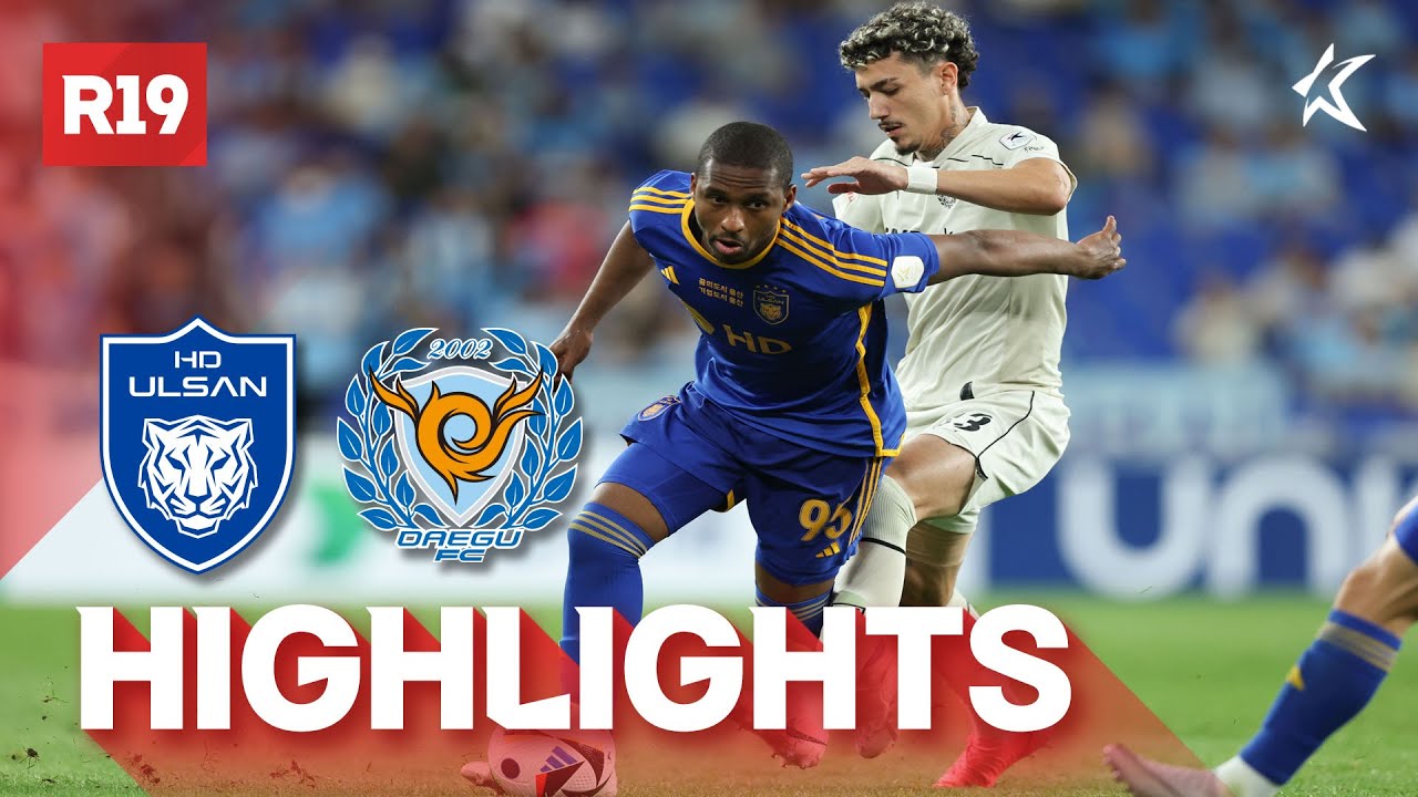 [하이라이트] 하나은행 K리그1 2024 R19 울산 vs 대구 | Ulsan vs Daegu (24.06.26)