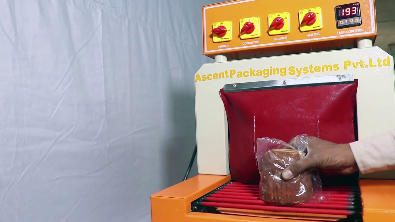 110 Mini Shrink Tunnel for Jaggery | Ascent Packaging Systems