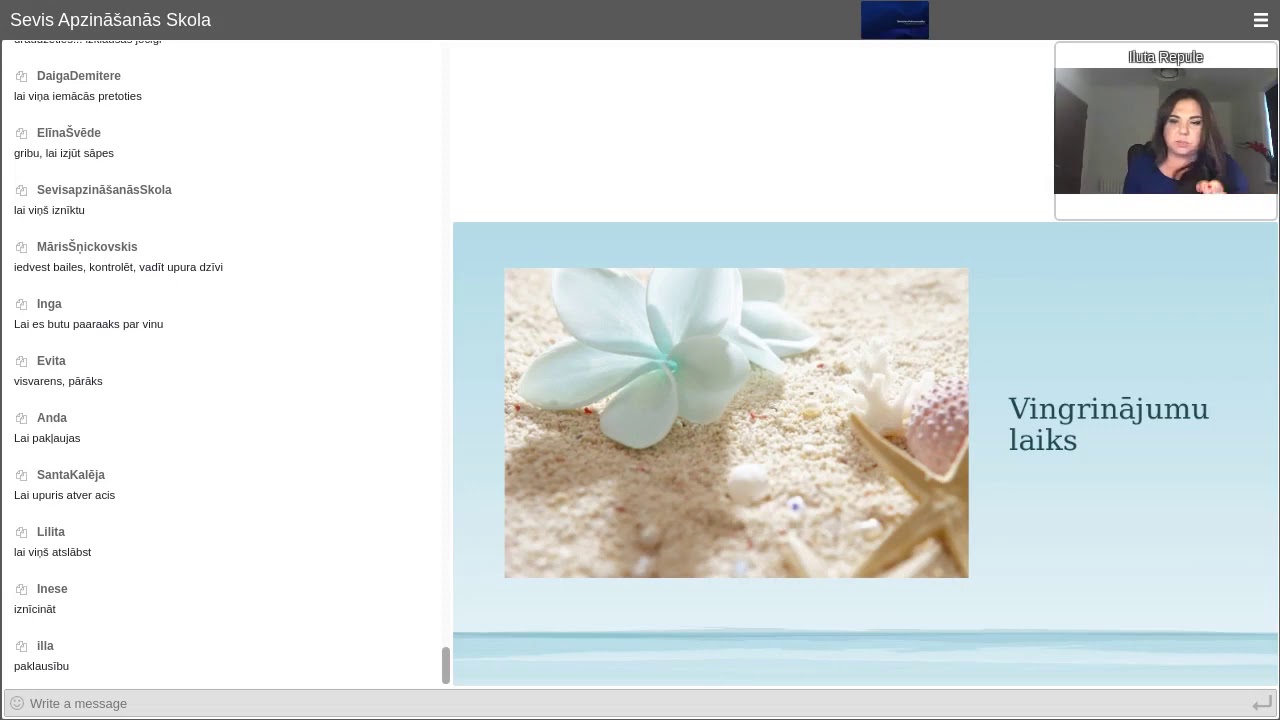 Atvērtais vebinārs. Sieviešu Psihosomatika - 2.daļa