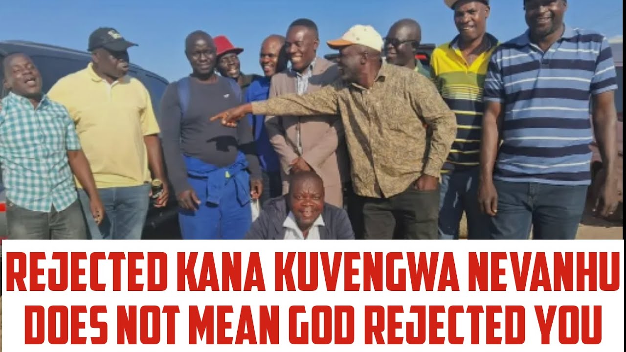 Rejected, kurambwa, kuvengwa nevanhu does not mean God rejected you - Evangelist Trymore Muparinga