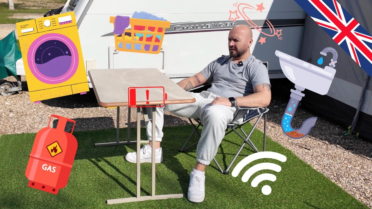 Viata in Anglia la RULOTA | Spal, repar, testez... Zi de foc in camping!