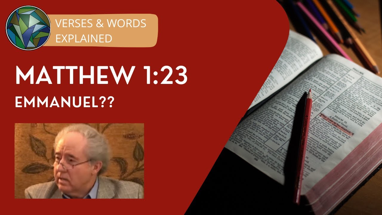 Matthew 1:23 Explained - 