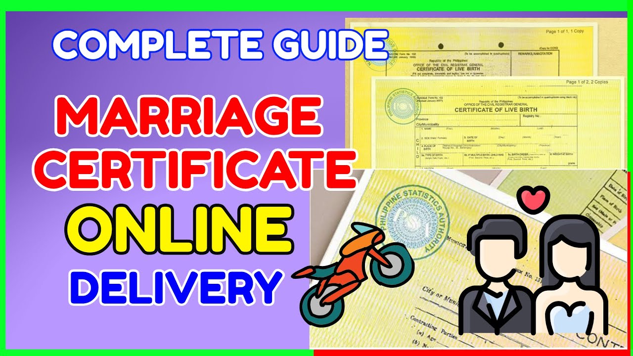 Marriage Certificate Online? Paano Kumuha ng PSA Marriage Certificate