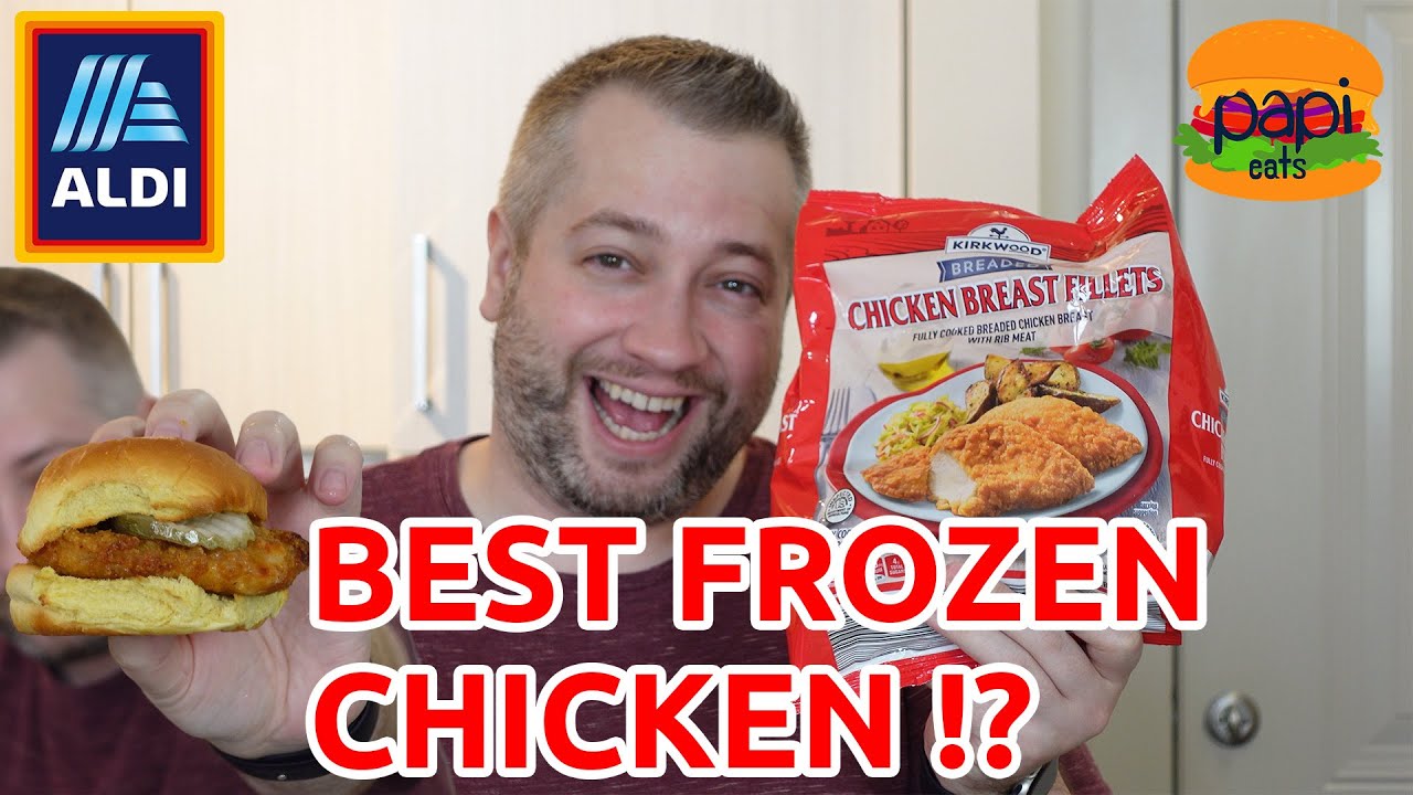 Куриное филе в красной упаковке Aldi — лучший замороженный куриный сэндвич? — Обзор