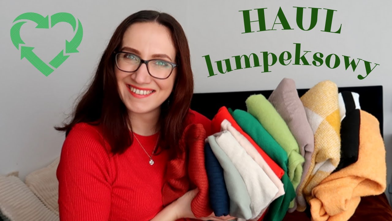 Haul lumpeksowy ♻️ | Swetry, golfy i sweterki 👚🛍️ | Second hand shopping