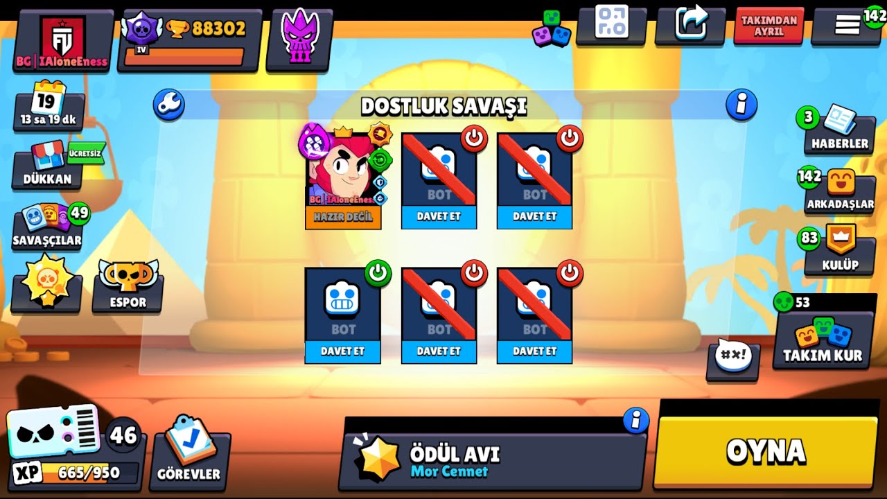 Colt 1V1 Atıyorum! Brawl Starss