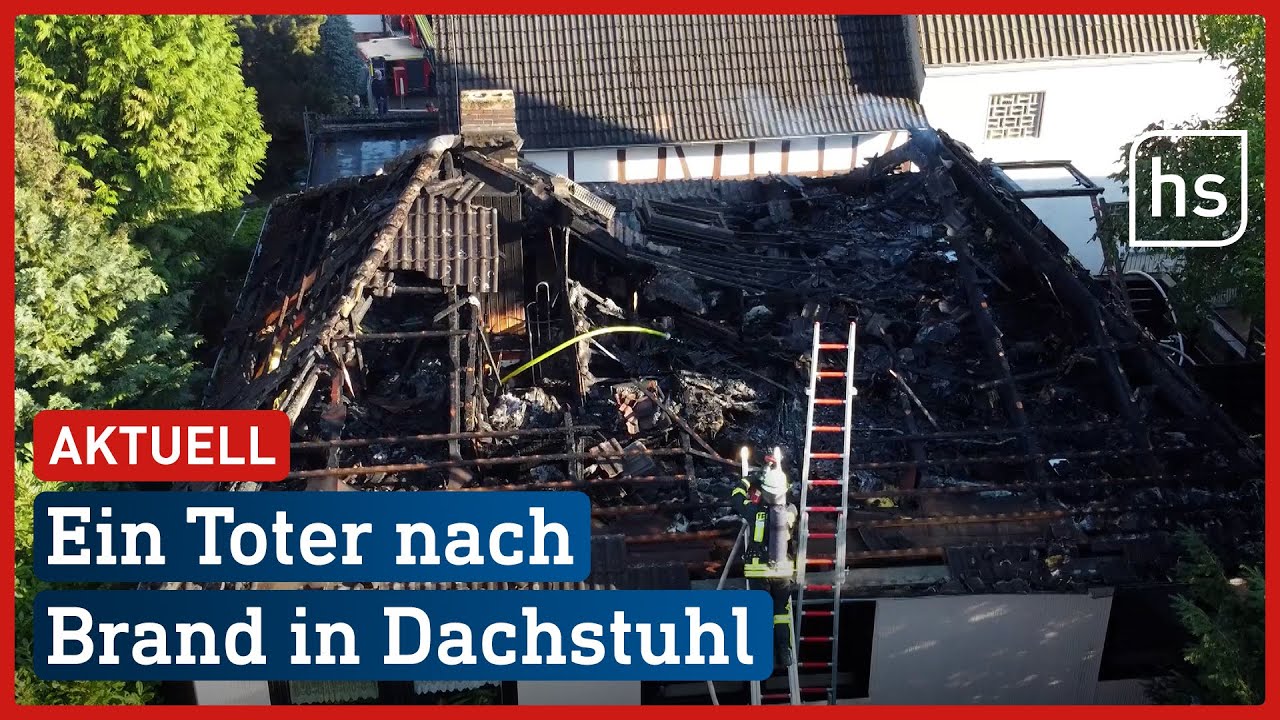 Dachstuhl in Altenstadt komplett ausgebrannt | hessenschau