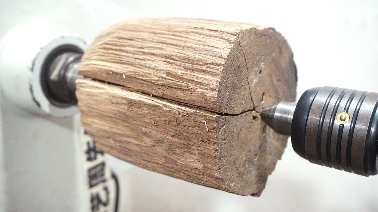 Woodturning - A fan sent me a piece of cracked wood