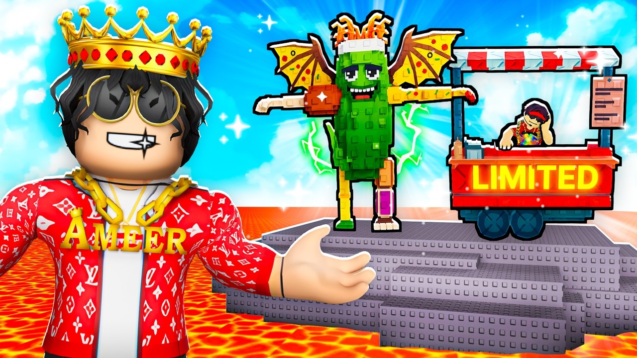 روبلوكس جبت اول شخصية محدوده بماب اللافا 🌋🔥