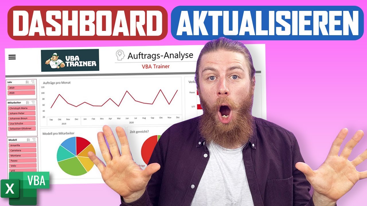 Dashboard und Pivot-Tabellen automatisch aktualisieren | Excel VBA