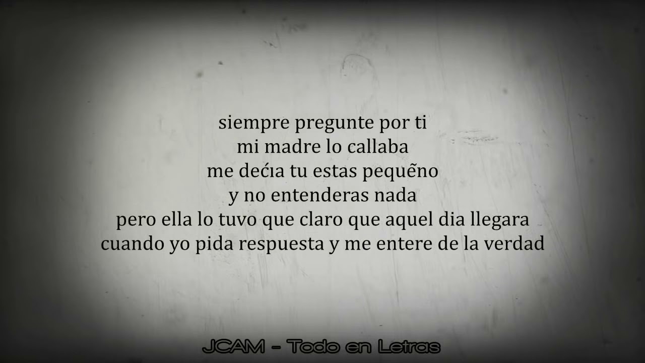 Rap para mi padre que me ABANDONO 2019 Letra rmontana