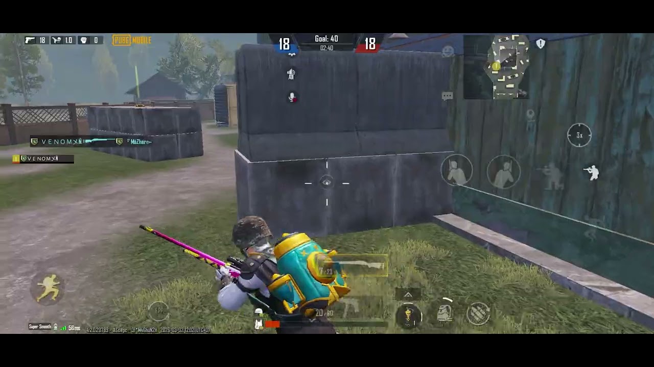 #gamepubg VENOM/N 1 v 2 room 28 kills and vin 