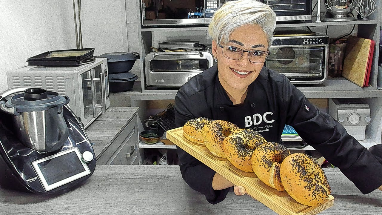 BAGELS PERFECTOS CON THERMOMIX