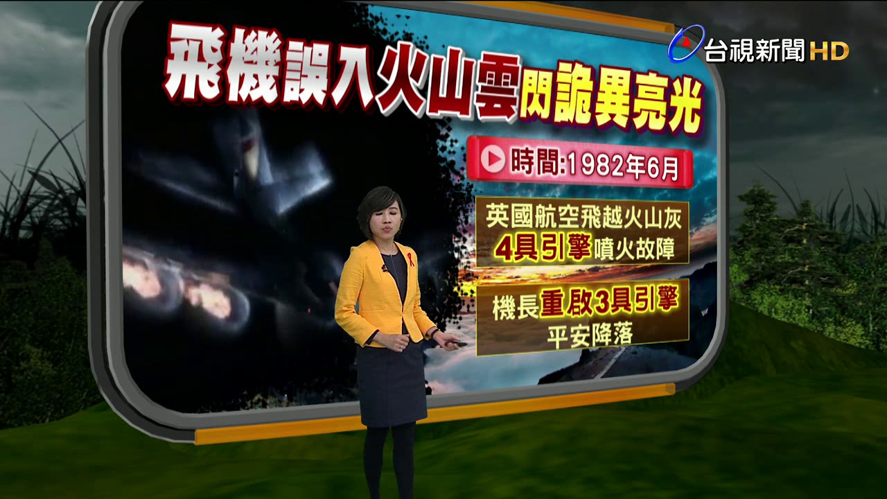 誤闖火山灰引擎冒火英班機全員奇蹟生還