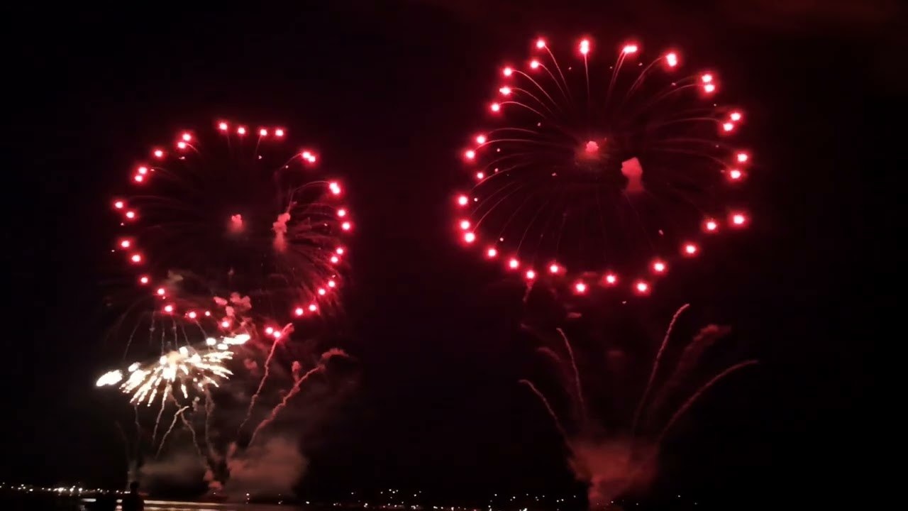 Feux d'artifice 14 Juillet 2024 Sables d'olonne