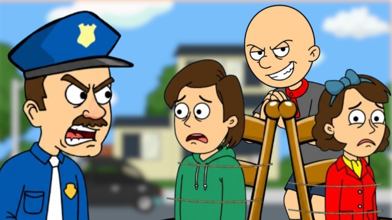 Classic Caillou KIDNAPS Boris And Doris | GROUNDED