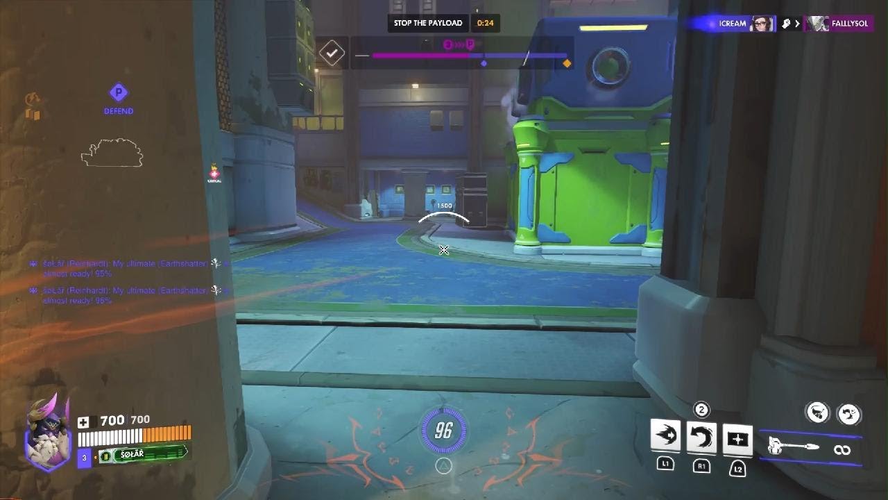 Reinhardt god of thunder thor skin vs another Reinhardt i completely  man handled
