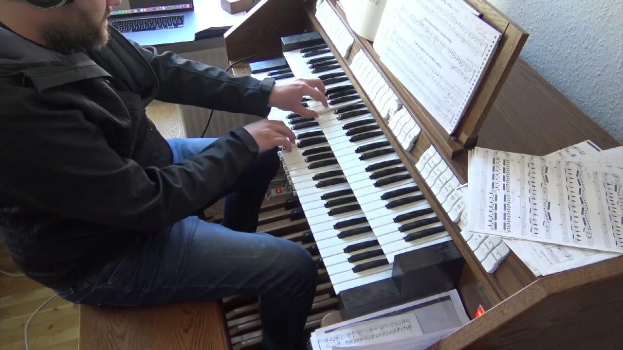 “I al sin glans nu stråler solen” - på orgel