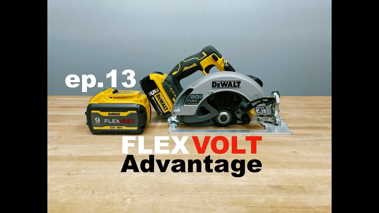 DeWALT 20v Flexvolt Advantage 7 1/4 inch brushless circular saw Review | DCS573 | ep.13 | More Power