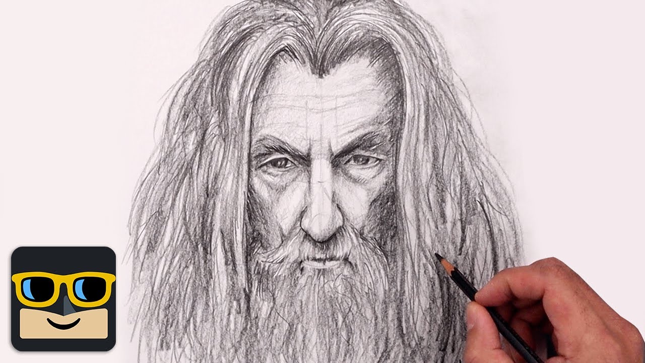 How To Draw Faces | Gandalf | Lord of the Rings