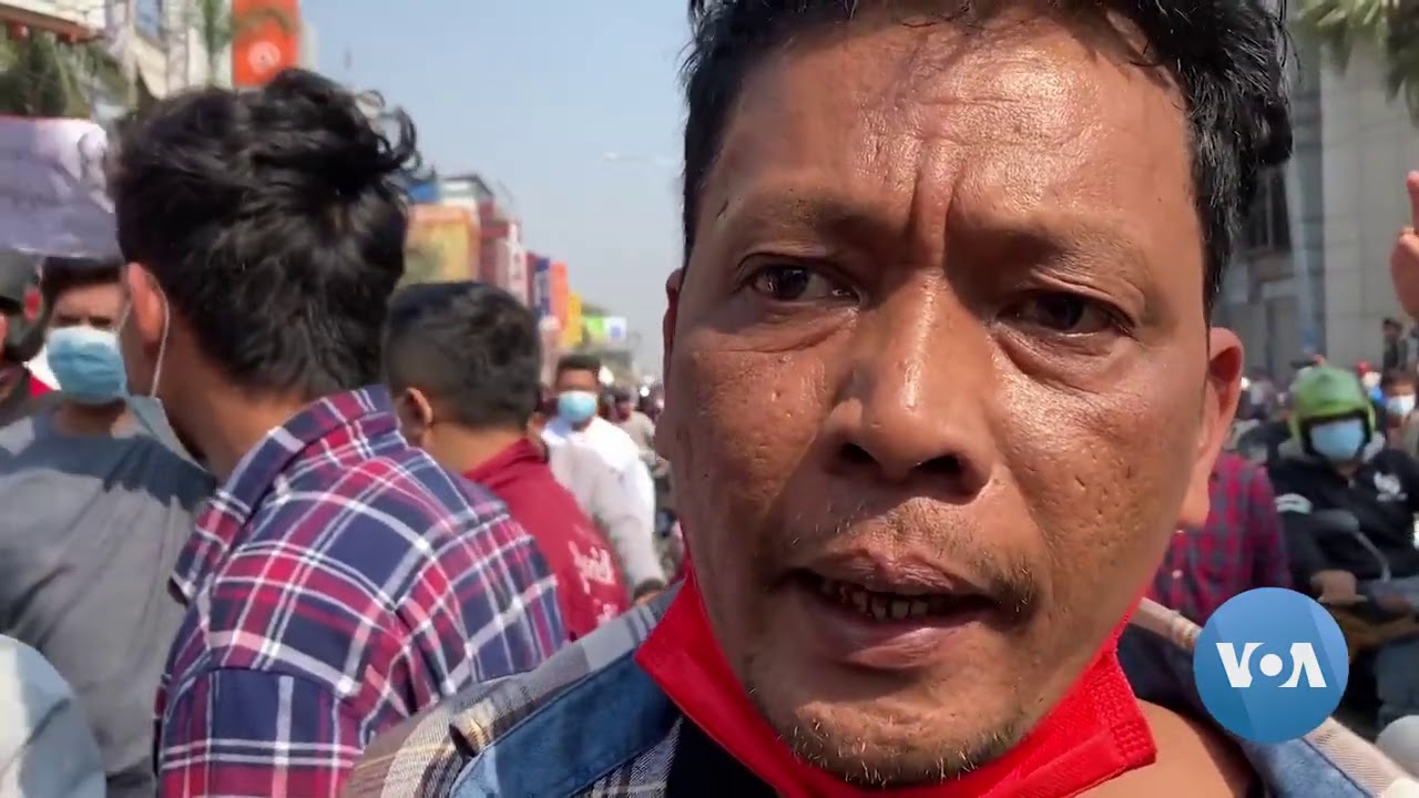 Tens of Thousands Take to the Streets in Myanmar Following Coup