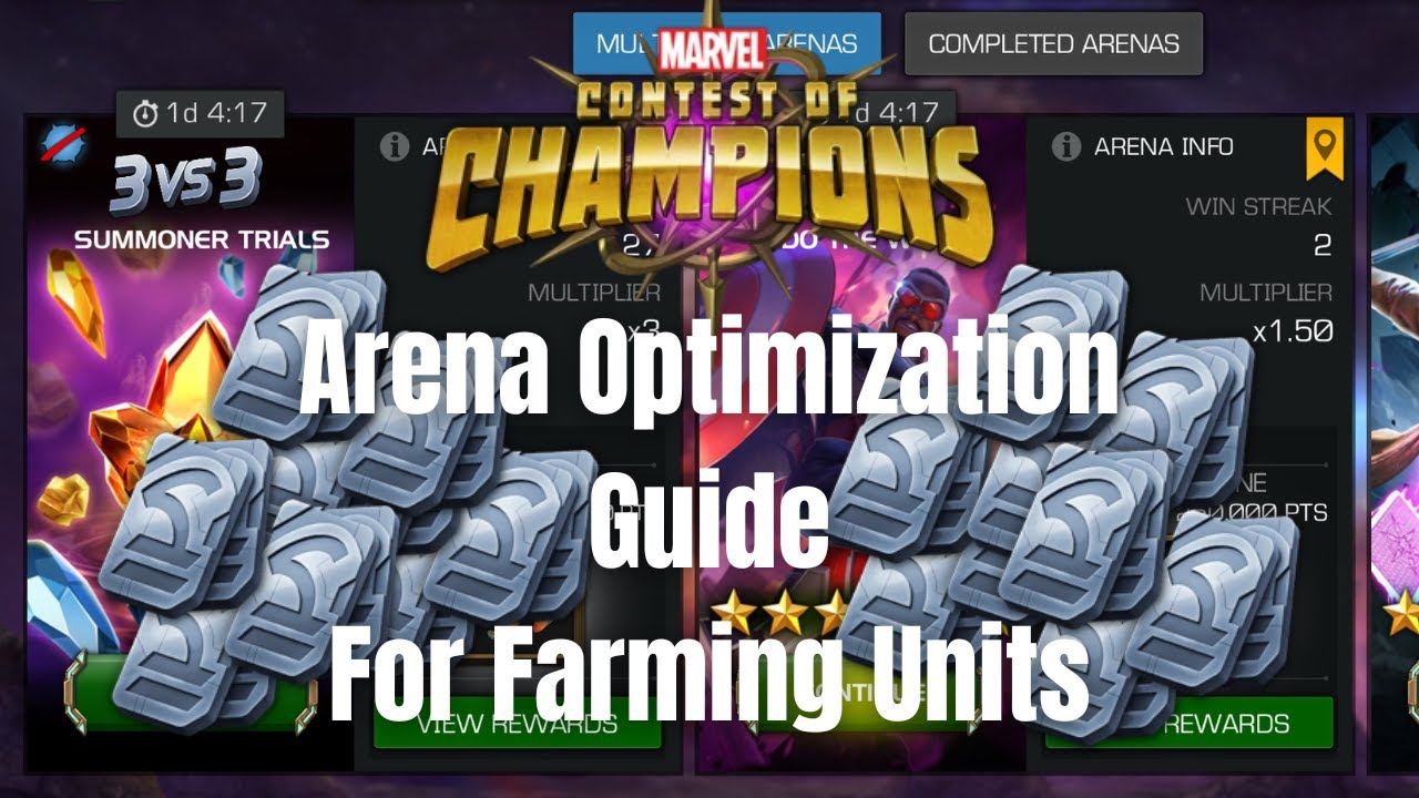 MCOC Arena Optimization Guide - Get Through Milestones Quicker! | Marvel Contest of Champions