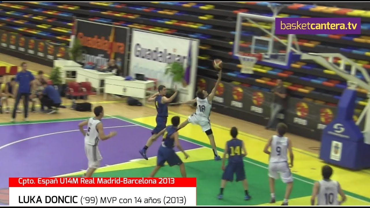 LUKA DONCIC (´99) MVP Campeonato de España Infantil-U14M (Guadalajara 2013) #BasketCantera.TV