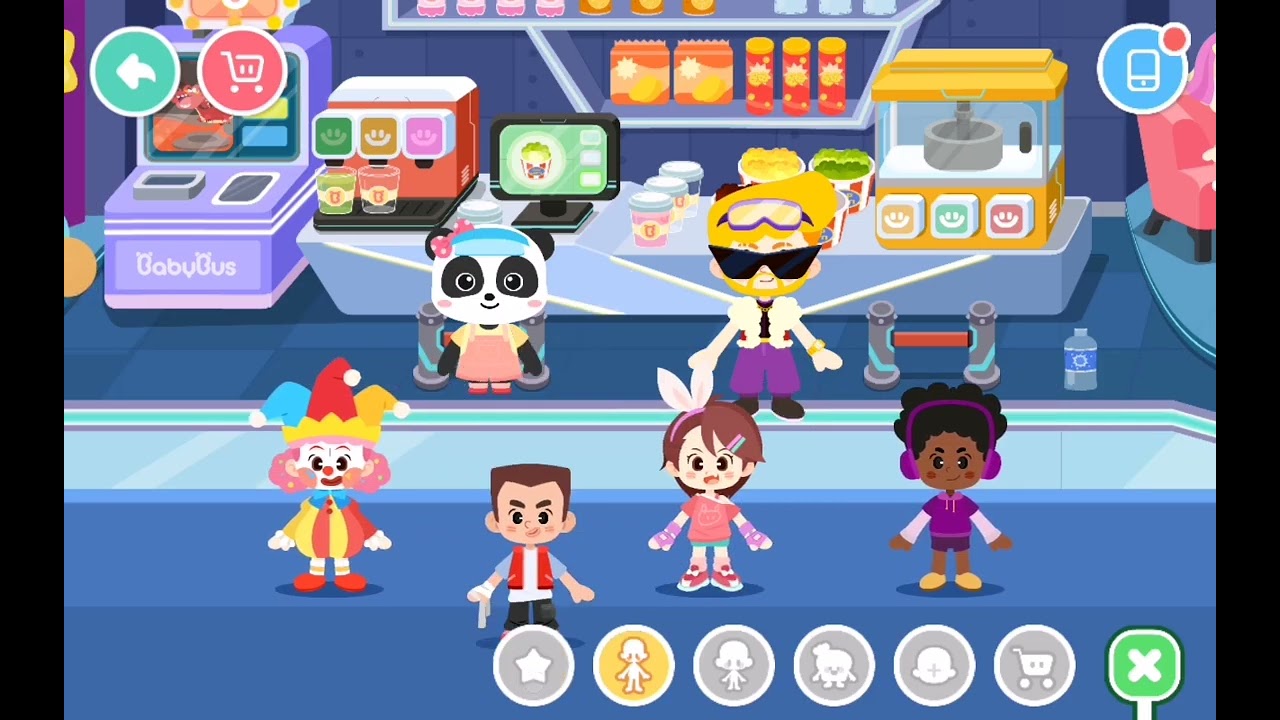 Kiki dan miu miu jalan jalan ke bioskop #anyangan #babybus