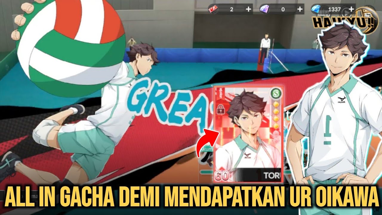 ALL IN GACHA BANNER UR TERBARU TORU OIKAWA! - HAIKYUU FLY HIGH