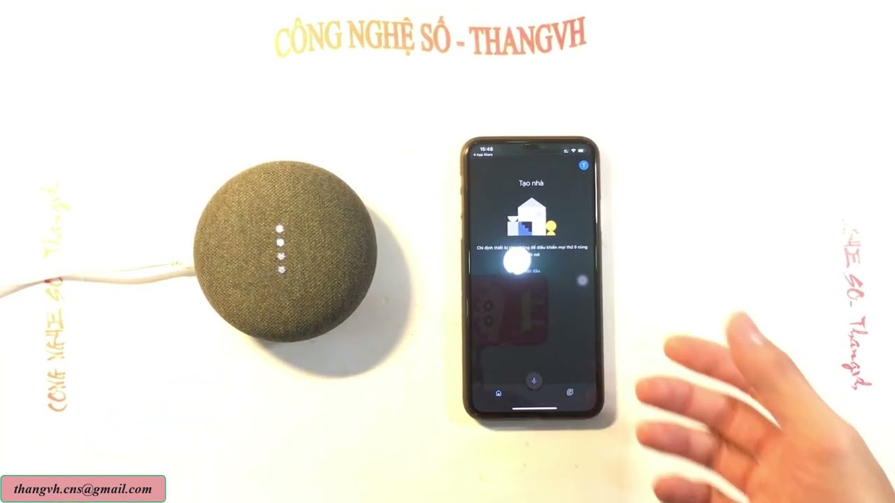 Hướng dẫn cài đặt, kết nối, điều khiển loa Google Home Mini bằng điện thoại Iphone
