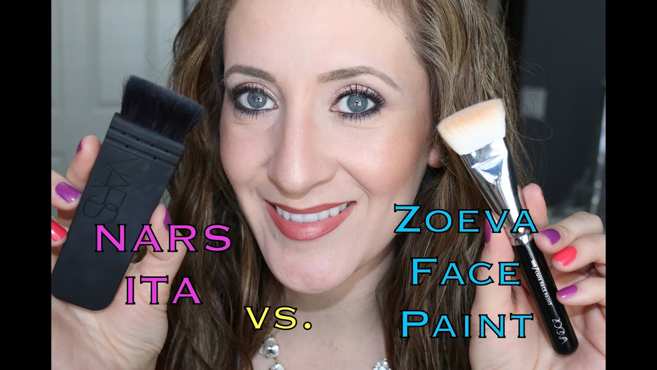 Nars ITA Brush vs. Zoeva Luxe Face Paint Brush | Is it a Dupe?