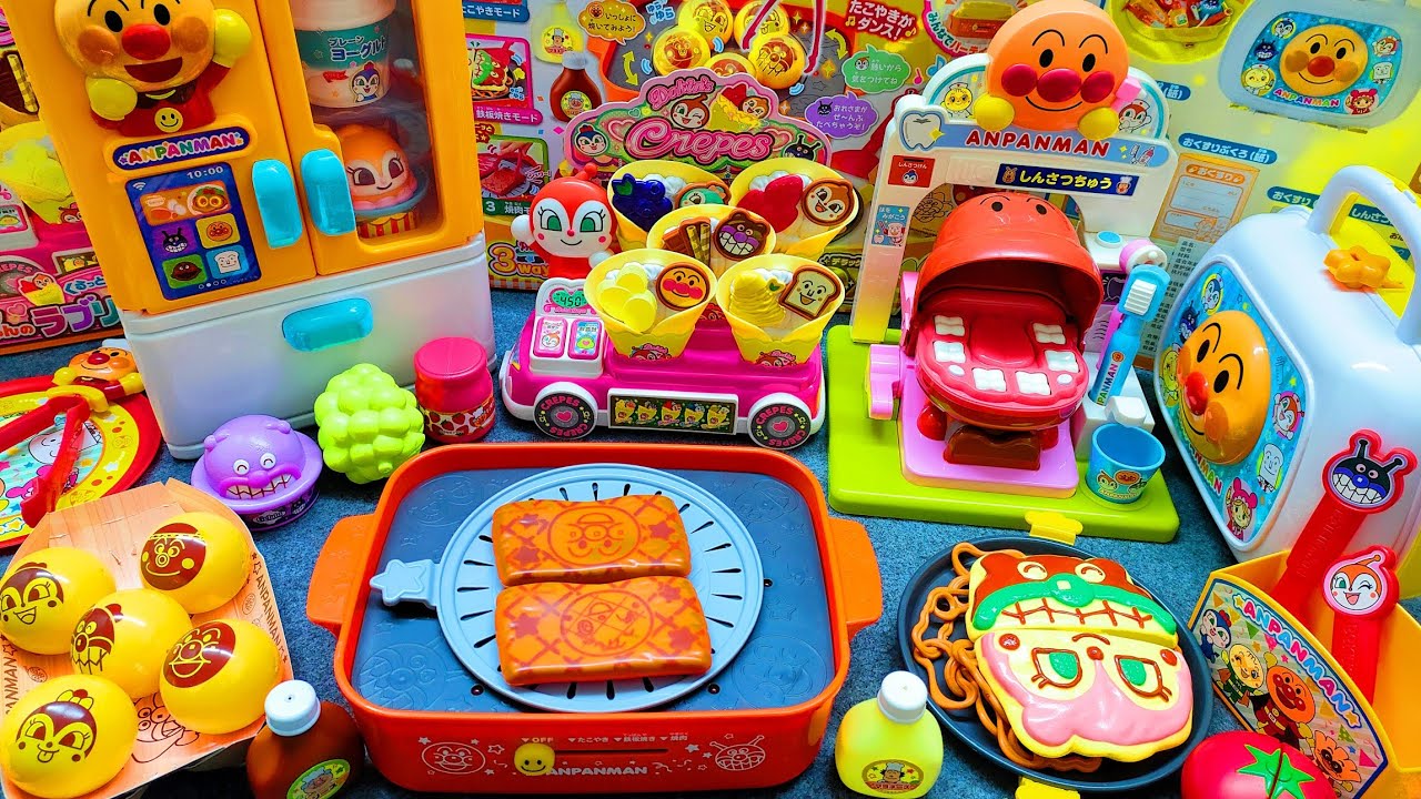 94Min Satisfying with Unboxing Anpanman  Kitchen Toys/Doctor Toys/Puzzle Toys Collection ASMRIReview