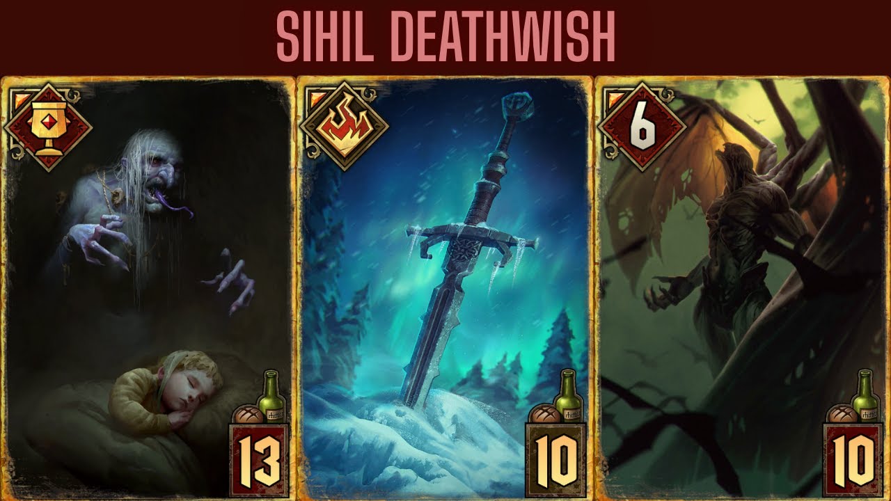 Gwent | Sihil Deathwish | Monster Overwhelming Hunger Deck