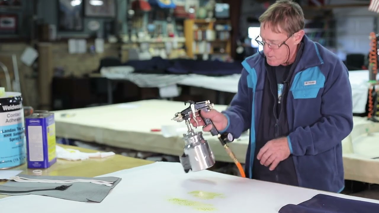 Setting Up a Spray Gun for Adhesive (Archived)