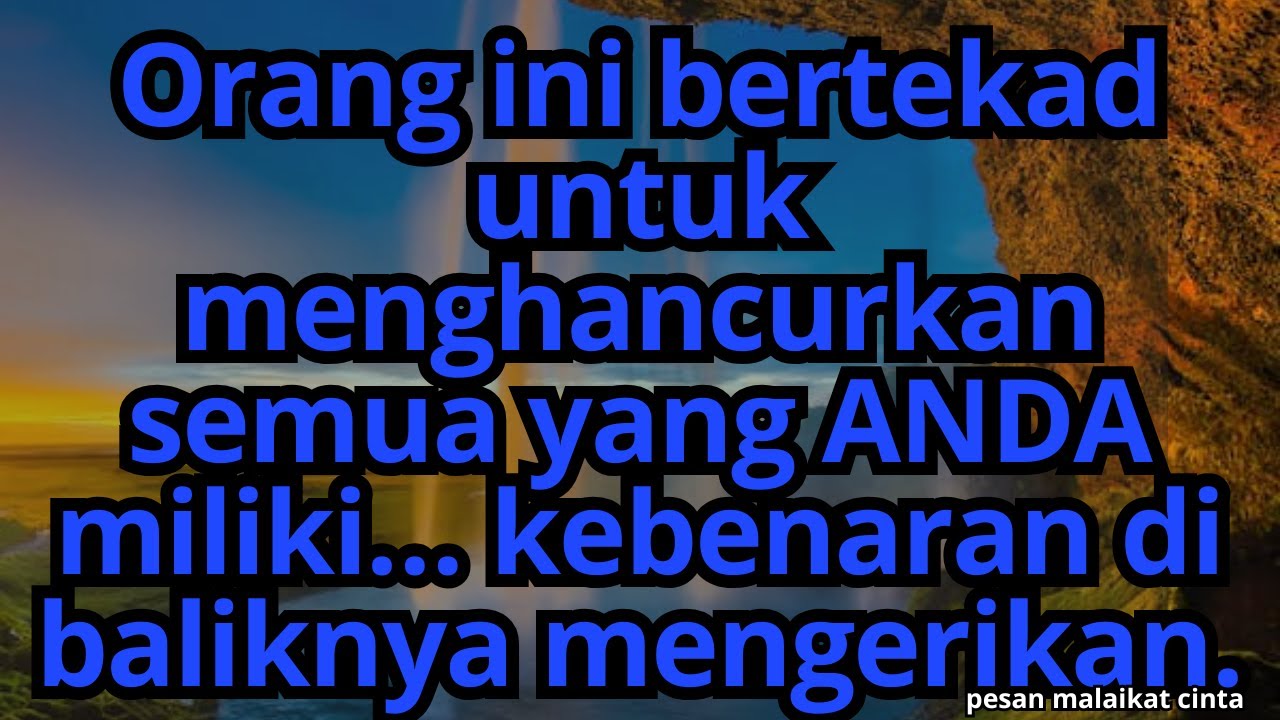 💌Orang ini bertekad untuk menghancurkan semua yang ANDA miliki… kebenaran di baliknya mengerikan.