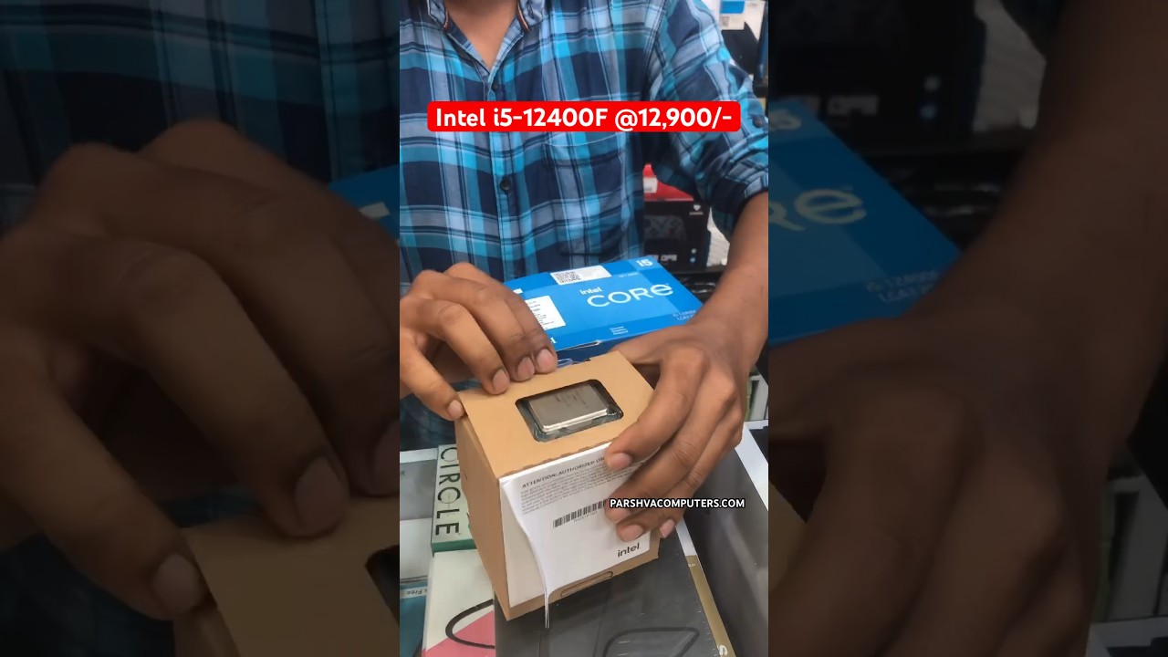Intel core i5 12400F 12th Gen processor unboxing | inside intel box #shorts