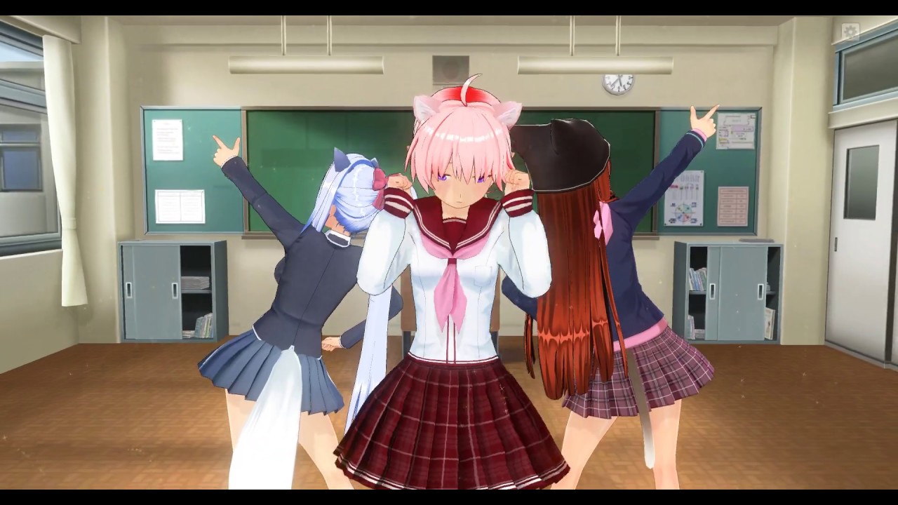 コロネネちゃんが友達とのダンス動画を送ってくれたよー　【COM3D2ダンス】